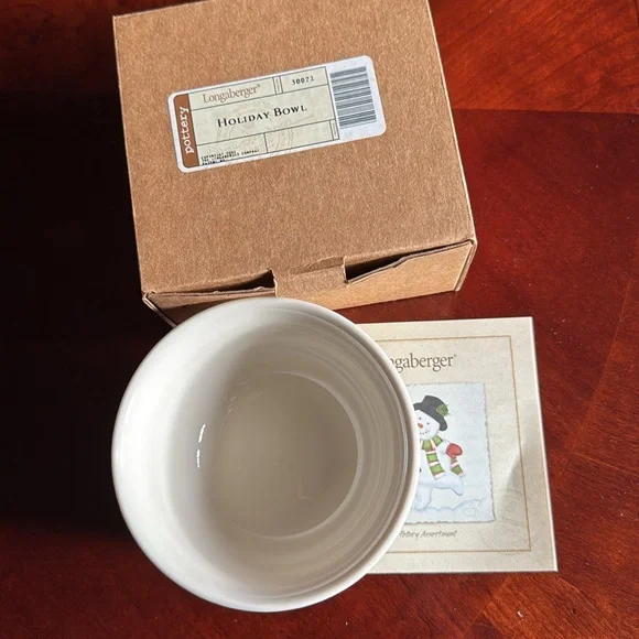 LONGABERGER Holiday bowl - Picture 3 of 5